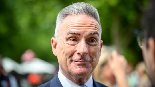 VRC chairman Neil Wilson at the 2024 Melbourne Cup Carnival launch. 