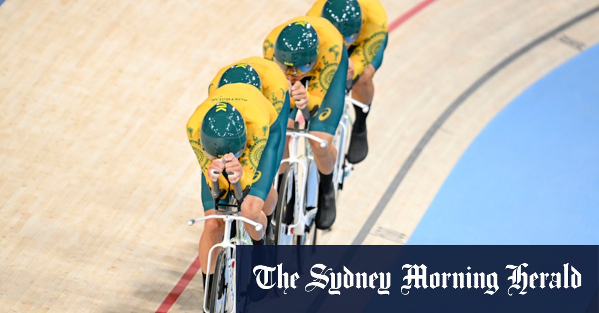 Australia win gold in men’s team pursuit