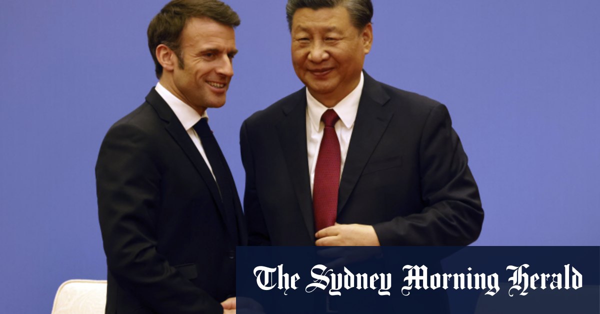 Xi Jinping은 Emmanuel Macron과 Ursula von der Leyen에 의해 Volodymyr Zelensky와 대화하도록 촉구되었습니다.
