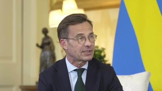 Sweden’s Prime Minister Ulf Kristersson.