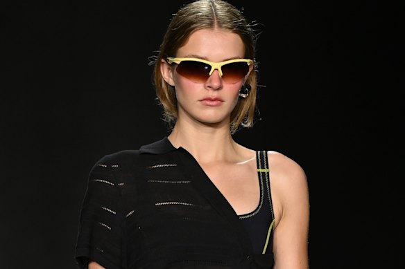 Stand out by keeping swimwear simple – let your accessories create all the waves.