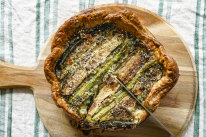 Bagel seasoning adds an extra something to this vegetarian quiche.