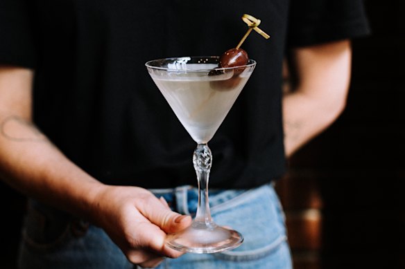Several cocktails feature local spirits.