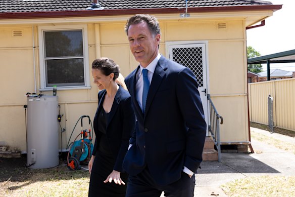 NSW Premier Chris Minns and Minister for Housing Rose Jackson in November 2023.