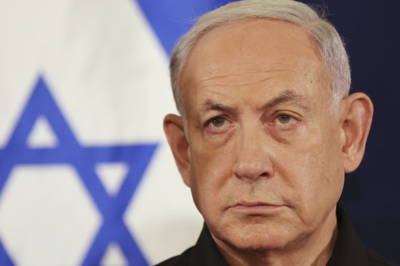 Not happy: Israeli Prime Minister Benjamin Netanyahu.