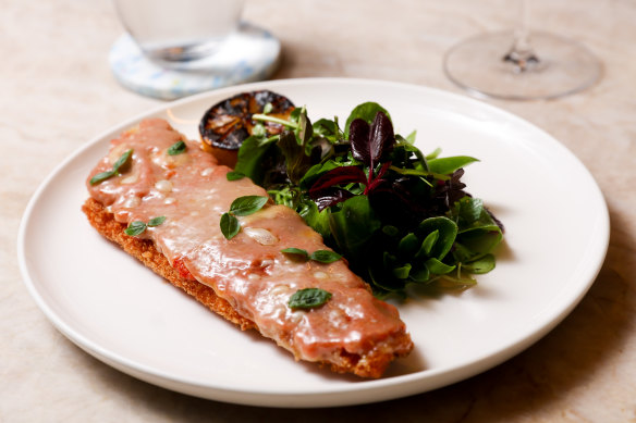 King George whiting “parmi”. 