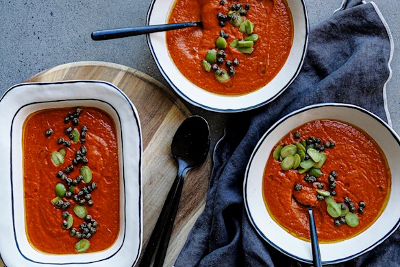 Tomato soup, extra dirty.