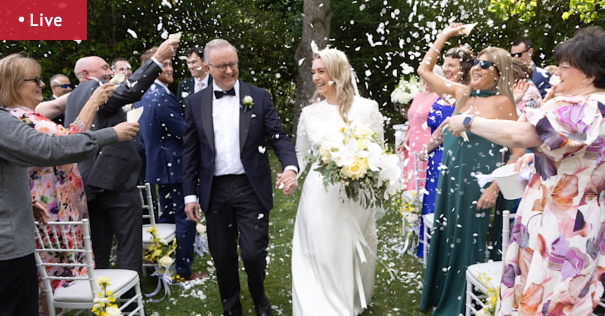 Australian prime minister’s wedding LIVE: Anthony Albanese and Jodie Haydon marry