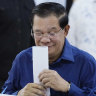 Re-elected on Sunday, Cambodian autocrat says he’ll hand power to son in three weeks