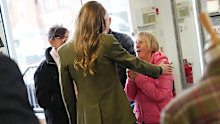 Catherine, Princess of Wales, meets customers during a visit to East Anglia’s Children’s Hospices’ (EACH) shop on October 22, 2026 in Hoveton, England. 