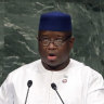 Sierra Leone President Julius Maada Bio.