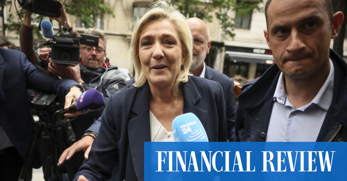 The French trust Marine Le Pen’s RN the most when it comes to the economy.