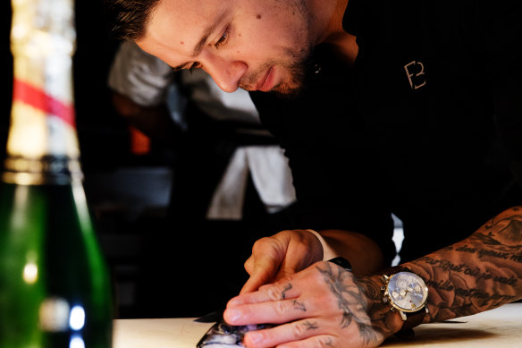 French chef Florian Barbarot will cook at the G.H. Mumm marquee during the Spring Racing Carnival.