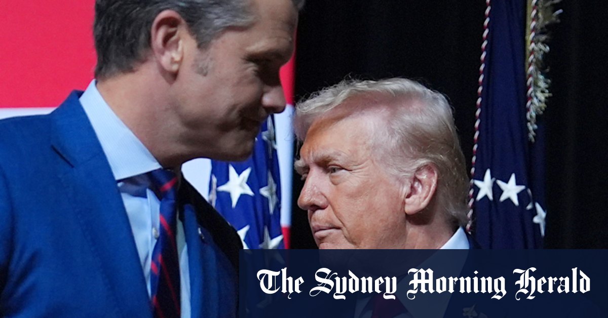 Trump, Hegseth decry ‘woke’ culture in address to stone-faced generals