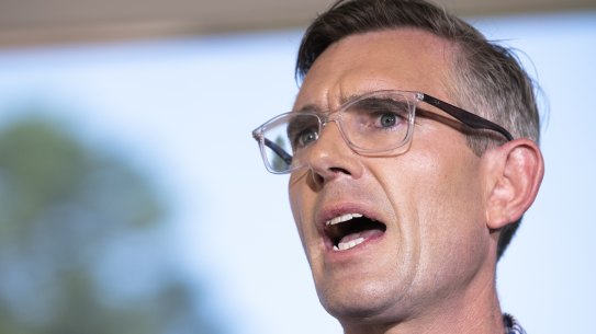 Premier Dominic Perrottet said he expected the Liberal Party to “act appropriately” regarding embattled MLC Peter Poulos.