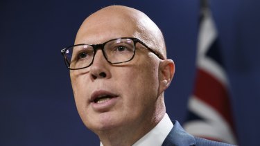 Opposition Leader Peter Dutton pushed for the federal takeover of the NSW Liberal division.
