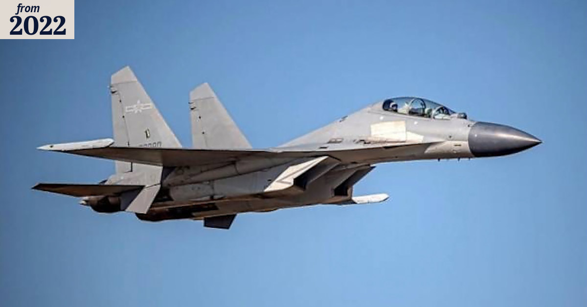 ‘Escalation of overt aggression’: Chinese fighter jet fired flares at ...