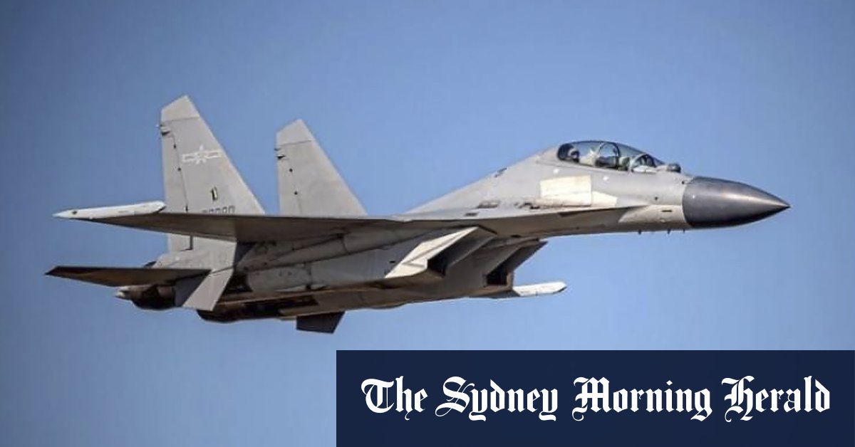Australian plane in ‘very dangerous’ incident with Chinese fighter jet - Sydney Morning Herald