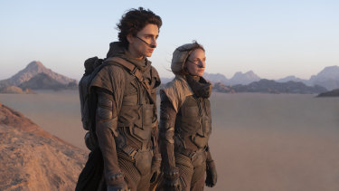 Timothee Chalamet and Rebecca Ferguson star in Dune, premiering at Venice Film Festival in September. 