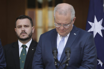 Liberal MP Phil Thompson (left), a veteran who served in the Middle East, has strongly backed a royal commission. Scott Morrison has said he would not pressure those who wanted to vote in favour.