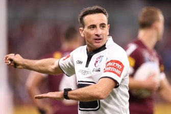 Referee Gerard Sutton will again control the grand final.