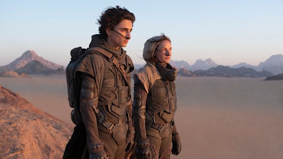 Timothee Chalamet and Rebecca Ferguson star in Dune, premiering at Venice Film Festival in September. 