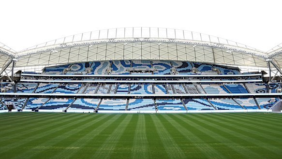 A glimpse inside the newly built Allianz Stadium.
