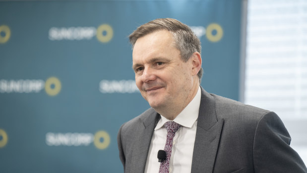 Suncorp chief executive Steve Johnston said the insurer continued to grapple with the effects of inflation.