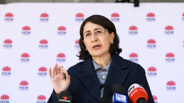 Gladys Berejiklian has toughened lockdown rules after a surge in new cases and exposure sites.