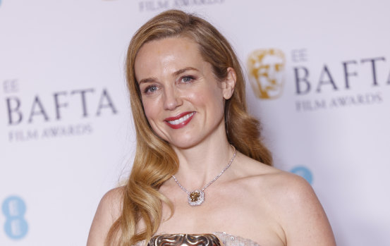 Kerry Condon at the BAFTA awards, where she won best supporting actress for The Banshees of Inisherin.
