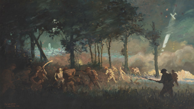 Will Longstaff, Night attack by 13th Brigade on Villers-Bretonneux. 