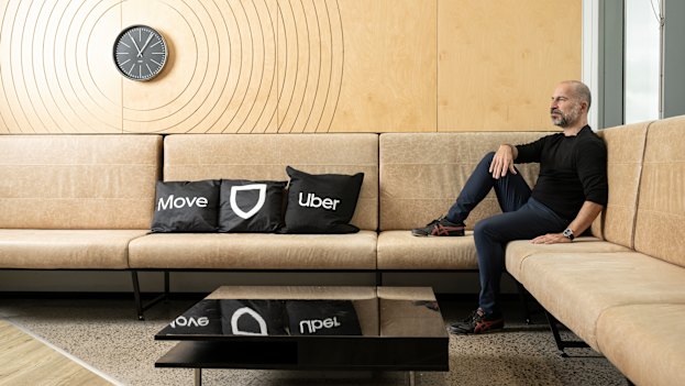 Uber global chief executive Dara Khosrowshahi visited Australia briefly in October to thank his staff for a turbulent, but dominant, decade.