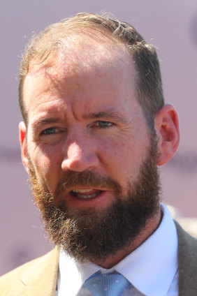 Trimmed up ... Ciaron Maher without his flowing locks. 