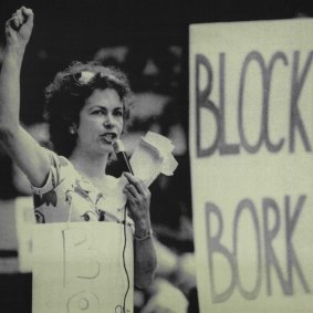 An anti-Bork rally in September 1987. 