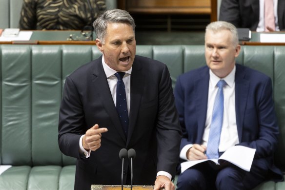 Defence Minister Richard Marles during question time last week.