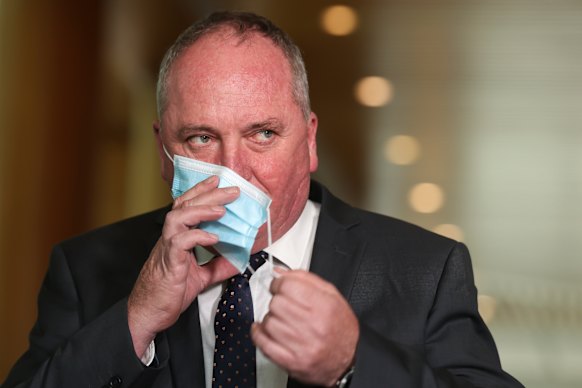 Nationals MP Barnaby Joyce. 