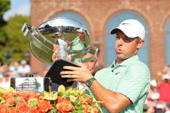 Rory McIlroy after winning the Tour Championship in Atlanta on Sunday. 