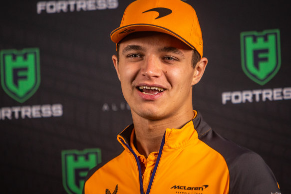 Lando Norris says it’s a “pleasure” to race alongside Daniel Ricciardo in the Australian’s home grand prix.