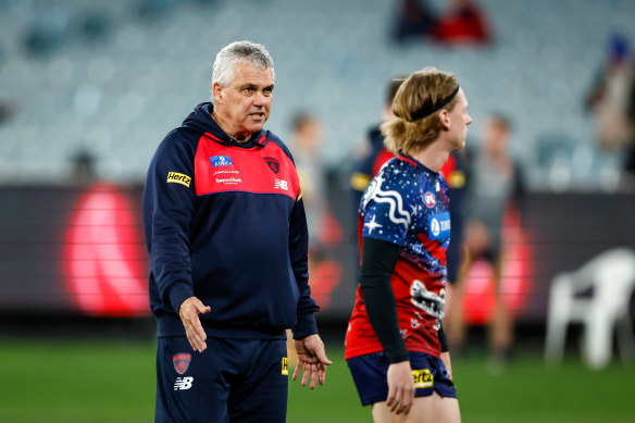 Former Port Adelaide premiership coach and Demons assistant Mark Williams.