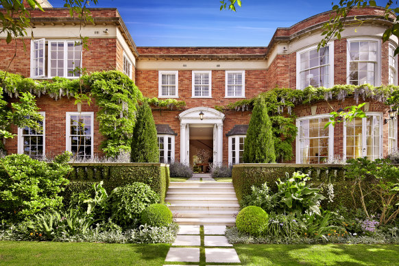 John Elliott’s former house on Towers Road in Toorak, which sold for a then-record $11 million.