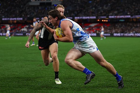 George Wardlaw is one of North Melbourne’s most promising players.