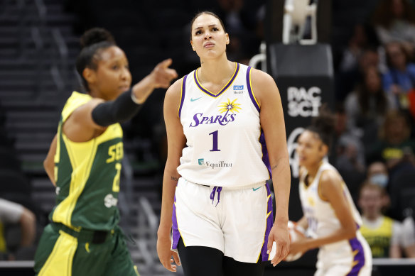 Liz Cambage has maintained her silence on allegations stemming from a pre-Olympics scrimmage against Nigeria.