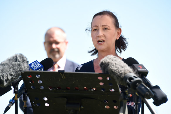 Queensland Health Minister Yvette D’Ath updated the media after a new positive COVID-19 case plunged dozens of people on flights into 14 days of quarantine over Christmas.