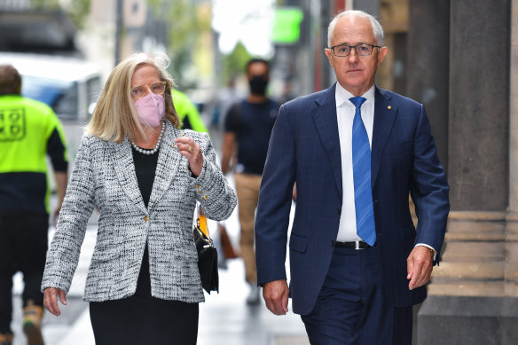 Lucy and Malcolm Turnbull.