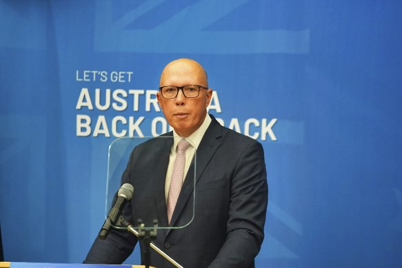 Opposition Leader Peter Dutton