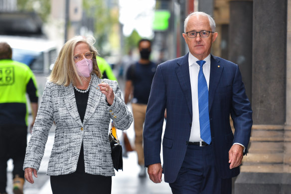 Lucy and Malcolm Turnbull.