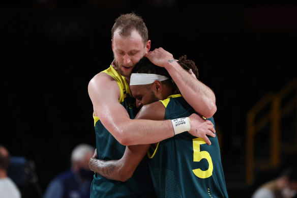 Joe Ingles and Patty Mills.