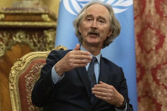 United Nations Special Envoy for Syria Geir Pedersen in 2021.