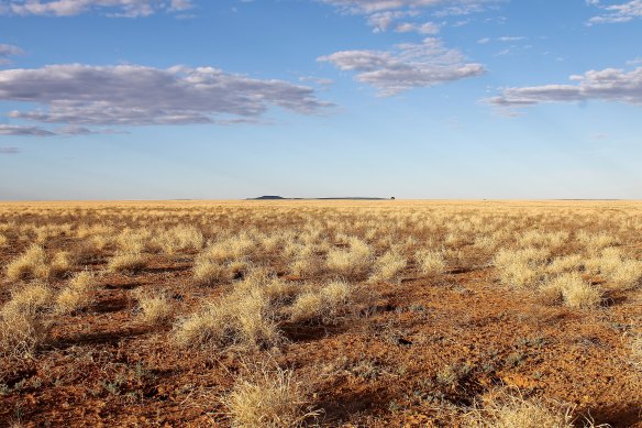 “Pothole to the past” - the landscape of Cooper Creek outside Eromanga in south-west Queensland.