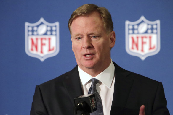 NFL commissioner Roger Goodell: The league has announced substantial funding to combat racism.